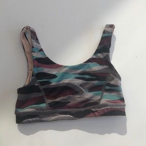 Lulu Lemon Camo sports bra